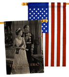 End Of The Era - Expression Inspirational Vertical Impressions Decorative Flags HG180321 Made In USA