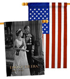 End Of The Era - Expression Inspirational Vertical Impressions Decorative Flags HG180321 Made In USA