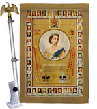 The Coronation Regalia - Expression Inspirational Vertical Impressions Decorative Flags HG180312 Made In USA