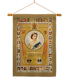 The Coronation Regalia - Expression Inspirational Vertical Impressions Decorative Flags HG180312 Made In USA