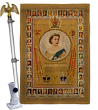 The Coronation Regalia - Expression Inspirational Vertical Impressions Decorative Flags HG180312 Made In USA
