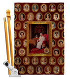 HM Queen Elizabeth II - Expression Inspirational Vertical Impressions Decorative Flags HG180316 Made In USA