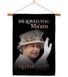 We Loved You Ma'am - Expression Inspirational Vertical Impressions Decorative Flags HG180317 Made In USA