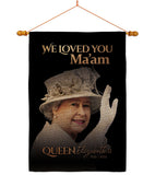 We Loved You Ma'am - Expression Inspirational Vertical Impressions Decorative Flags HG180317 Made In USA