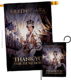 Thank You For The Memories - Expression Inspirational Vertical Impressions Decorative Flags HG180314 Made In USA