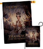 Thank You For The Memories - Expression Inspirational Vertical Impressions Decorative Flags HG180314 Made In USA