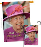 Thank You Our Queen - Expression Inspirational Vertical Impressions Decorative Flags HG180318 Made In USA