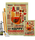 Ready For Thanksgiving - Thanksgiving Fall Vertical Impressions Decorative Flags HG120006 Made In USA