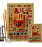 Ready For Thanksgiving - Thanksgiving Fall Vertical Impressions Decorative Flags HG120006 Made In USA