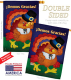 ¡Demos Gracias! - Thanksgiving Fall Vertical Impressions Decorative Flags HG113037S Made In USA