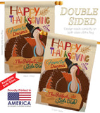 Perfect Side Dish - Thanksgiving Fall Vertical Impressions Decorative Flags HG113058 Made In USA