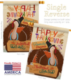 Perfect Side Dish - Thanksgiving Fall Vertical Impressions Decorative Flags HG113058 Made In USA