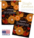 Thanksgiving Leaves - Thanksgiving Fall Vertical Impressions Decorative Flags HG192256 Made In USA