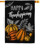 Suzani Thanksgiving - Thanksgiving Fall Vertical Impressions Decorative Flags HG192258 Made In USA