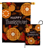 Thanksgiving Leaves - Thanksgiving Fall Vertical Impressions Decorative Flags HG192256 Made In USA