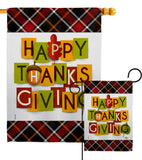 Thanksgiving - Thanksgiving Fall Vertical Impressions Decorative Flags HG192632 Made In USA