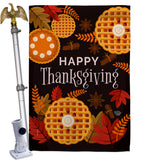 Thanksgiving Leaves - Thanksgiving Fall Vertical Impressions Decorative Flags HG192256 Made In USA