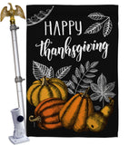 Suzani Thanksgiving - Thanksgiving Fall Vertical Impressions Decorative Flags HG192258 Made In USA