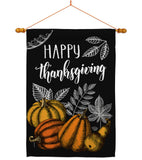 Suzani Thanksgiving - Thanksgiving Fall Vertical Impressions Decorative Flags HG192258 Made In USA