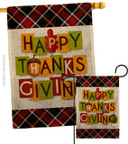 Thanksgiving - Thanksgiving Fall Vertical Impressions Decorative Flags HG192632 Made In USA