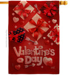 Valentine's Gifts - Valentines Spring Vertical Impressions Decorative Flags HG130307 Made In USA