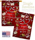 My Sweet Valentines - Valentines Spring Vertical Impressions Decorative Flags HG190056 Made In USA