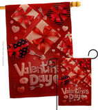 Valentine's Gifts - Valentines Spring Vertical Impressions Decorative Flags HG130307 Made In USA