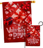 Valentine's Gifts - Valentines Spring Vertical Impressions Decorative Flags HG130307 Made In USA