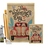 Gnome Delivery Love - Valentines Spring Vertical Impressions Decorative Flags HG101071 Made In USA