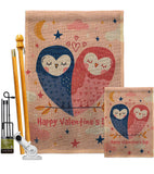 Owl Love - Valentines Spring Vertical Impressions Decorative Flags HG101073 Made In USA