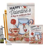 Day to Celebrate Love - Valentines Spring Vertical Impressions Decorative Flags HG137395 Made In USA