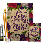 Love in Air - Valentines Spring Vertical Impressions Decorative Flags HG137477 Made In USA