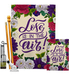 Love in Air - Valentines Spring Vertical Impressions Decorative Flags HG137477 Made In USA