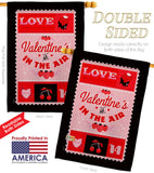 Sending Love - Valentines Spring Vertical Impressions Decorative Flags HG101075 Made In USA