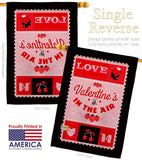 Sending Love - Valentines Spring Vertical Impressions Decorative Flags HG101075 Made In USA