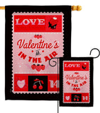 Sending Love - Valentines Spring Vertical Impressions Decorative Flags HG101075 Made In USA