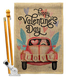 Gnome Delivery Love - Valentines Spring Vertical Impressions Decorative Flags HG101071 Made In USA