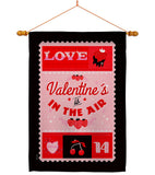 Sending Love - Valentines Spring Vertical Impressions Decorative Flags HG101075 Made In USA