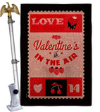 Sending Love - Valentines Spring Vertical Impressions Decorative Flags HG101075 Made In USA