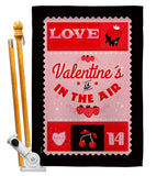 Sending Love - Valentines Spring Vertical Impressions Decorative Flags HG101075 Made In USA