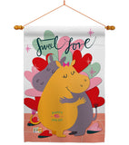 Sweet Love - Valentines Spring Vertical Impressions Decorative Flags HG137145 Made In USA