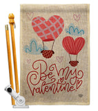 Be My Valentine - Valentines Spring Vertical Impressions Decorative Flags HG192415 Made In USA