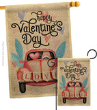 Gnome Delivery Love - Valentines Spring Vertical Impressions Decorative Flags HG101071 Made In USA