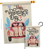 Gnome Delivery Love - Valentines Spring Vertical Impressions Decorative Flags HG101071 Made In USA