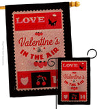 Sending Love - Valentines Spring Vertical Impressions Decorative Flags HG101075 Made In USA