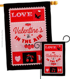 Sending Love - Valentines Spring Vertical Impressions Decorative Flags HG101075 Made In USA