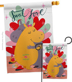 Sweet Love - Valentines Spring Vertical Impressions Decorative Flags HG137145 Made In USA