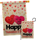 Heart in Love - Valentines Spring Vertical Impressions Decorative Flags HG137348 Made In USA
