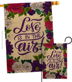 Love in Air - Valentines Spring Vertical Impressions Decorative Flags HG137477 Made In USA