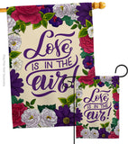 Love in Air - Valentines Spring Vertical Impressions Decorative Flags HG137477 Made In USA